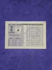 2 Ekim 2002 Takvim Yaprağı - Nostalji Koleksiyonluk Takvim Yaprağı A thumbnail 1