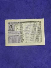 26 Ağustos 2002 Takvim Yaprağı - Nostalji Koleksiyonluk Takvim Yaprağı A thumbnail 1