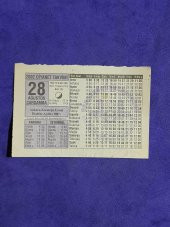 28 Ağustos 2002 Takvim Yaprağı - Nostalji Koleksiyonluk Takvim Yaprağı A thumbnail 1