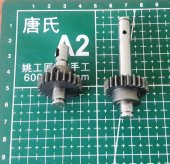 25mm Metal Dişli Çifti (7mm Çaplı Mile Setskurla Sabitlenmiş) - 3