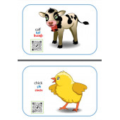 Hayvanları İngilizce Öğreten Karekodlu Ezber Kartları thumbnail 2