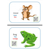 Hayvanları İngilizce Öğreten Karekodlu Ezber Kartları thumbnail 3