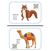 Hayvanları İngilizce Öğreten Karekodlu Ezber Kartları thumbnail 4