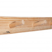 Barış Dizayn Doğal ahşap Düz askılık 35cm kapı arkası duvar askısı havlu askı çok amaçlı - 1