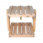 Barış Dizayn Doğal ahşap tabak standlı masa askısı Fincanlık iki katlı Kupa askısı Mutfak bardak askılığı - 2