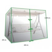 Homaks Salıncak Koruma Örtüsü 260x205x205 cm. Tek  Fermuarlı - 2