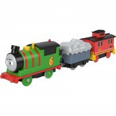 Orjinal Thomas ve Arkadaşları Pilli Motorlu Büyük Trenler PERCY Fisher Price Thomas Pilli Motorlu Tren - 1