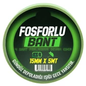 Geseus Kendinden Yapışkanlı Fosforlu Bant Gündüz Depoladığı Işığı Gece Yansıtır15mmX5MT - 1