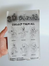3D Eğitici Magnet Puzzle 23cm (Fare) - 6