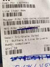 Texas Instruments SN74LV541ADBR Buffer ve Sürücü 10 Adet thumbnail 2