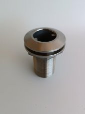 316 Paslanmaz Çelik Tekne Su Tesisatı Tahliye Bağlantı Aparatı 1 1/2" thumbnail 1