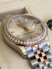 Rolex Datejust 31mm Jubile Kordon Pırlantalı Kadın Kol Saati 278381RBR - 7