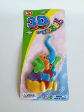 3D Eğitici Magnet Puzzle 23cm (Fil) - 2