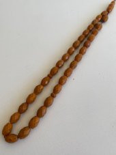 Faset Kesim Has Damla Kehribar Tesbih 12,5x8,8mm 22 Gram - 2