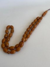 Faset Kesim Has Damla Kehribar Tesbih 12,5x8,8mm 22 Gram - 9