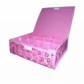 20 Bölmeli Çekmece Düzenleyici Organizer Pembe Çiçekli 103 - 2