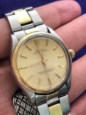 Rolex Oyster Perpetual Altın Çelik Kol Saati 34mm - 4