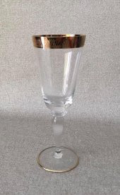 1980’ler Avrupa Vintage Kristal Kadeh 19 cm - 2