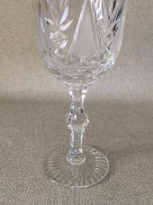 1980’ler Avrupa Vintage Kristal Kadeh 18 cm - 5