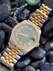 Rolex 126283RBR Datejust Çelik Altın Pırlantalı Kol Saati - 4