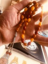 TOZ SIKMA ATEŞ PARÇALI KOKULU KEHRİBAR TESBİH j thumbnail 1