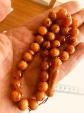 YOĞUN HARELİ SIKMA KEHRİBAR TESBİH e - 1