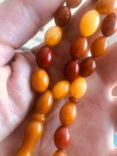 TOZ SIKMA ATEŞ PARÇALI KOKULU KEHRİBAR TESBİH j thumbnail 3