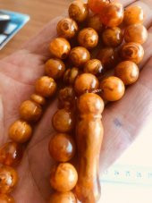 YOĞUN HARELİ SIKMA KEHRİBAR TESBİH e - 2