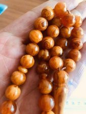 YOĞUN HARELİ SIKMA KEHRİBAR TESBİH e - 3