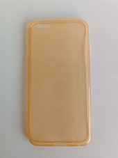Apple iPhone 6 Plus 6S Plus Koruyucu Silikon Kılıf (Açık Turuncu) - 2
