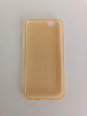 Apple iPhone 6 Plus 6S Plus Koruyucu Silikon Kılıf (Açık Turuncu) - 3