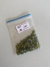 Armut Kesim Sentetik Taş 3x5mm 100 Adet Zeytin Yeşili - 2