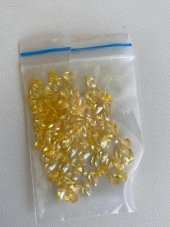 Armut Kesim Sentetik Taş 3x5mm 100 Adet Sarı - 3