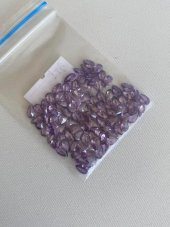 Armut Kesim Sentetik Taş 3x5mm 100 Adet Mor - 3
