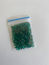 Armut Kesim Sentetik Taş 4x6mm 100 Adet Yeşil - 3