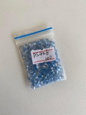 Armut Kesim Sentetik Taş 4x6mm 100 Adet Açık Mavi - 2