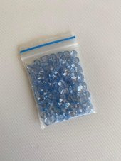 Armut Kesim Sentetik Taş 4x6mm 100 Adet Açık Mavi - 3