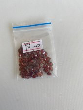 Armut Kesim Sentetik Taş 3x5mm 100 Adet Kırmızı - 2