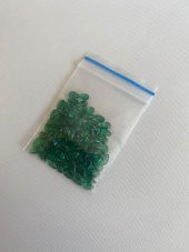 Armut Kesim Sentetik Taş 3x5mm 100 Adet Yeşil - 3