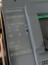 Westhomes 400A 8kV Kaçak Akım Korumalı Şalter WCM4E-400S - 2