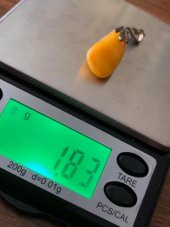 Doğal Kaya Damla Kehribar Kolye Ucu Gümüş Aparatlı 0,85-2 Gram (Model 2) - 7