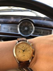 Omega Speedmaster Altın Çelik Erkek Kol Saati - 4