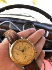 Omega Speedmaster Altın Çelik Erkek Kol Saati - 9