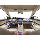 Peugeot GT Yeni Nesil Logo 3D Cam Açma Torpido Konsol Ayna Çıkartma Seti - 6