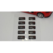 Hyundai GT Yeni Nesil Logo 3D Cam Açma Torpido Konsol Ayna Çıkartma Seti thumbnail 2