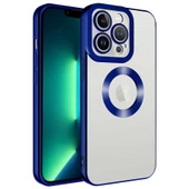 Apple iPhone 11 Pro Max Kılıf Kamera Korumalı Logo Gösteren Şeffaf Kapak - 1