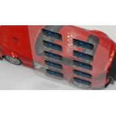 Subaru Logo 3D Cam Açma Torpido Konsol Ayna Çıkartma Seti thumbnail 3