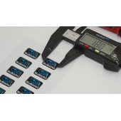 Subaru Logo 3D Cam Açma Torpido Konsol Ayna Çıkartma Seti thumbnail 4