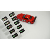 Skoda VRS Logo 3D Cam Açma Torpido Konsol Ayna Çıkartma Seti thumbnail 1