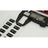 Skoda VRS Logo 3D Cam Açma Torpido Konsol Ayna Çıkartma Seti thumbnail 4